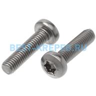 Винт с полукруглой головкой, шлиц TORX ИСО 14583 [ДИН 7985] А2 M 1,6X2 <span class="highlight">TX5</span>