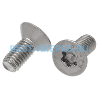 Винт с потайной головкой, звездообразный шлиц TORX ИСО 10642 [ДИН 7991] А2 M 6X25 <span class="highlight">TX</span> 30