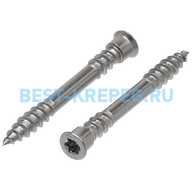 Шуруп с потайной головкой с фиксирующей резьбой, шлиц TORX АРТ 9243 А4 5,5X40/18 <span class="highlight">TX25</span>