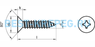 DIN 7982 F H
