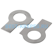 463 DIN Шайбы стопорные с 2-мя лапками DIN 463 рис.1