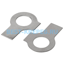 463 DIN Шайбы стопорные с 2-мя лапками DIN 463 рис.1
