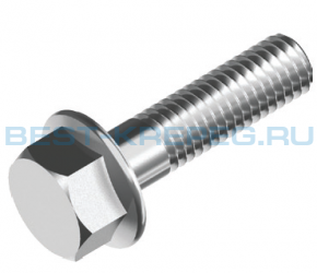 Болты с шестигранной головкой с фланцем DIN 6921 A2