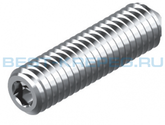 Винты установочные с внутренним шестигранником DIN 914 A2 A4