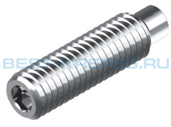 Винты установочные с внутренним шестигранником DIN 915 A2 A4