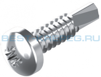 Винты самонарезающие сверлоконечные, форма М DIN 7504 M Z A2