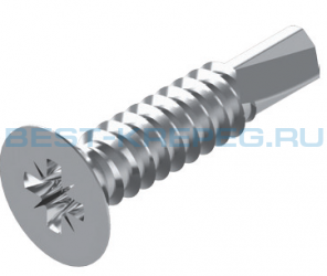 Винты самонарезающие сверлоконечные, форма О DIN 7504 O Z A2