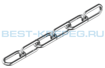 Длиннозвенная нержавеющая цепь DIN 763 A4
