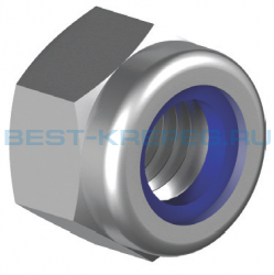 Гайки шестигранные самоконтрящиеся DIN 982 A2 A4