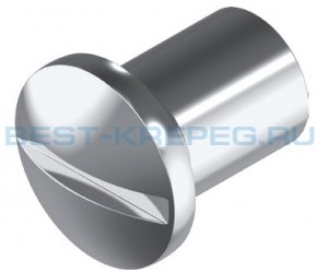 Гайки муфты с полупотайной головкой, прямой шлиц ART 9061 A2