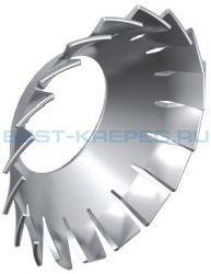 Шайбы стопорные с внешними зубьями DIN 6798 V A2