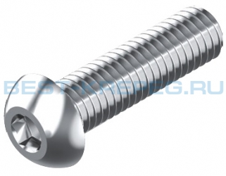 Винты с полукруглой головкой и внутренним шестигранником ISO 7380-1 A2 A4