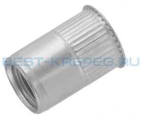 Заклепка-гайка уменьшенный потайной бортик с насечкой ART 1021 A2