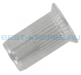 Заклепка-гайка потайной бортик с насечкой ART 1023 A2