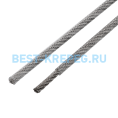 814593 ART Тросы средней жесткости плетением 7X7 в прозрачной ПВХ оплетке ART 814593 рис.1