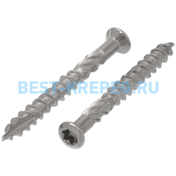 9043 ART Шурупы террасные самосверлящие [с режущей кромкой] с полупотайной самозенкующейся головкой со звездообразным шлицем, вторая фиксирующая резьб ART 9043 рис.1
