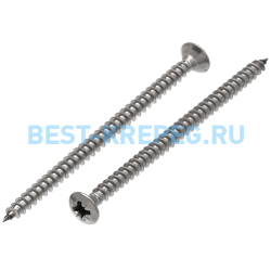 9049 ART Шурупы террасные с полупотайной головкой с крестообразным шлицем