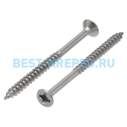 9050 ART Шурупы по дереву и ДСП с потайной головкой с крестообразным ...