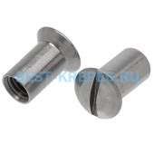 9061 ART Гайка Эриксона с полупотайной головкой c прямым шлицем ART 9061 рис.1