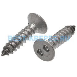 9102 ART Саморезы антивандальные по алюминию с потайной головкой со шлицем Spanner ART 9102 рис.1