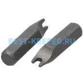 9109 ART Биты для антивандальных винтов со шлицем Spanner SP-8 ART 9109 рис.1
