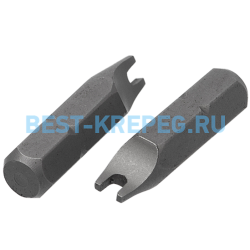 9109 ART Биты для антивандальных винтов со шлицем Spanner SP-8 ART 9109 рис.1