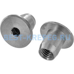 9262 ART Гайки Эриксона с плоской головкой с внутренним шестигранником