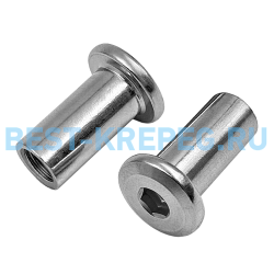 9263 ART Гайки Эриксона с плоской головкой с внутренним шестигранником